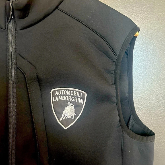 Men’s L  vintage Lamborghini Automobili vest in amazing shape - Picture 3 of 10